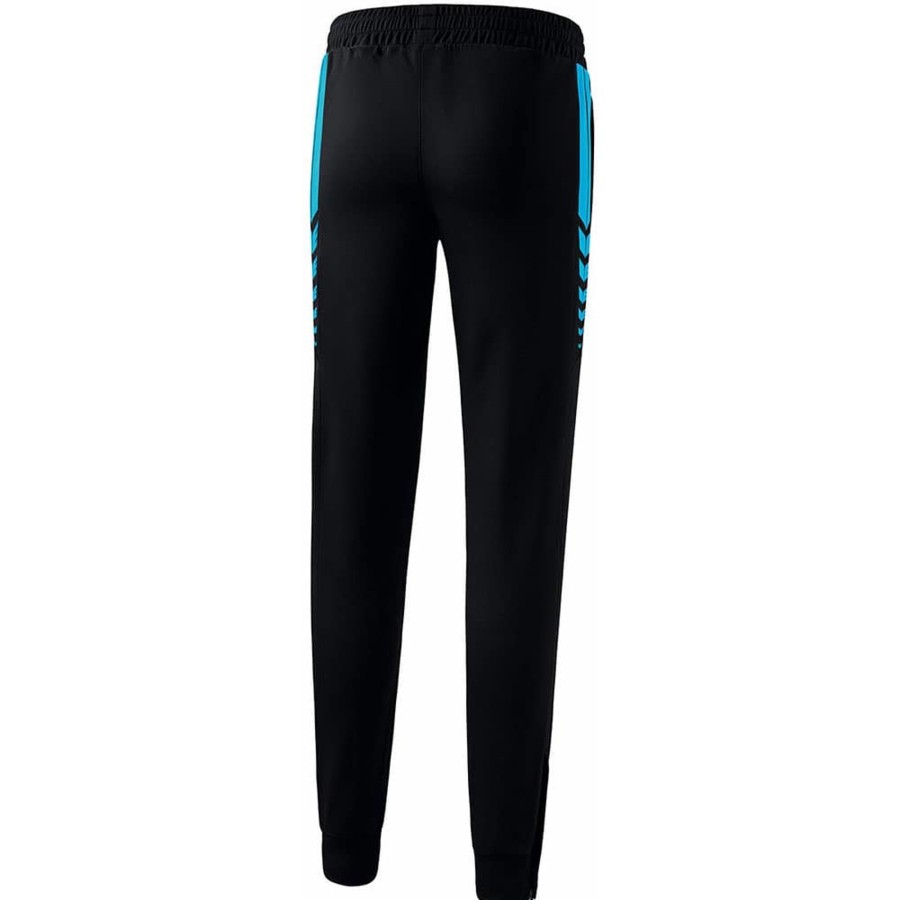 Damen Erima Trainingshosen | Erima Damen Trainingshose Six Wings Schwarz-Blau