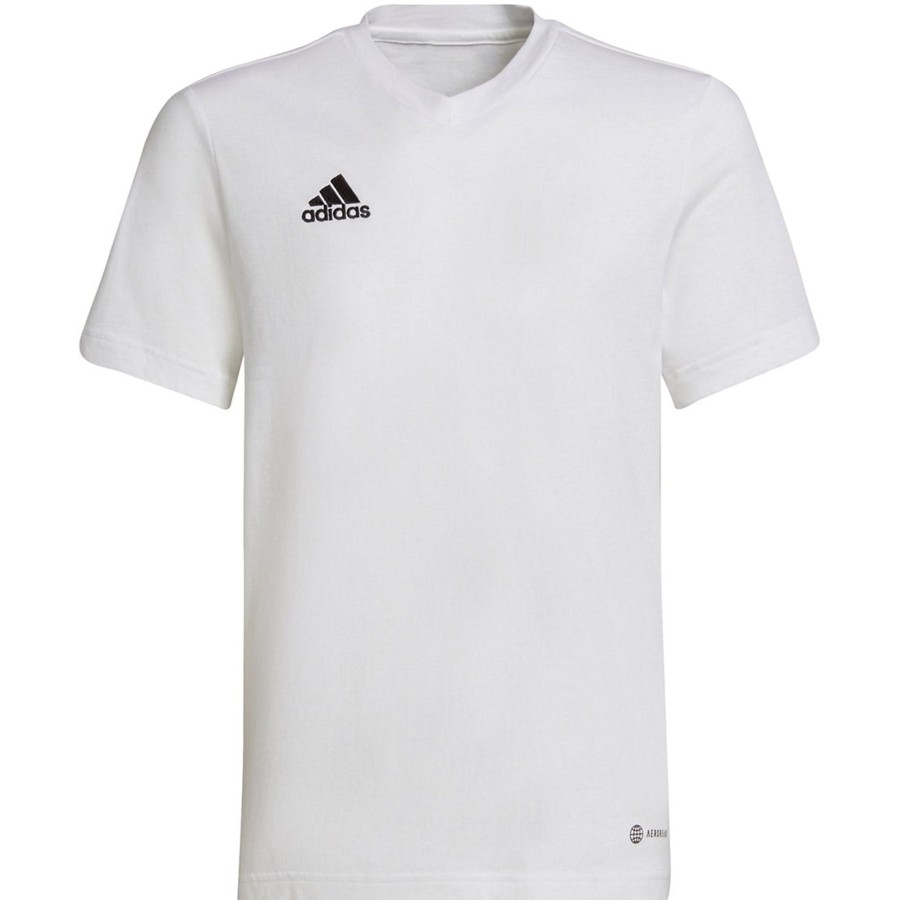 Kinder Adidas T-Shirts | Adidas Kinder T-Shirt Entrada 22 Weis