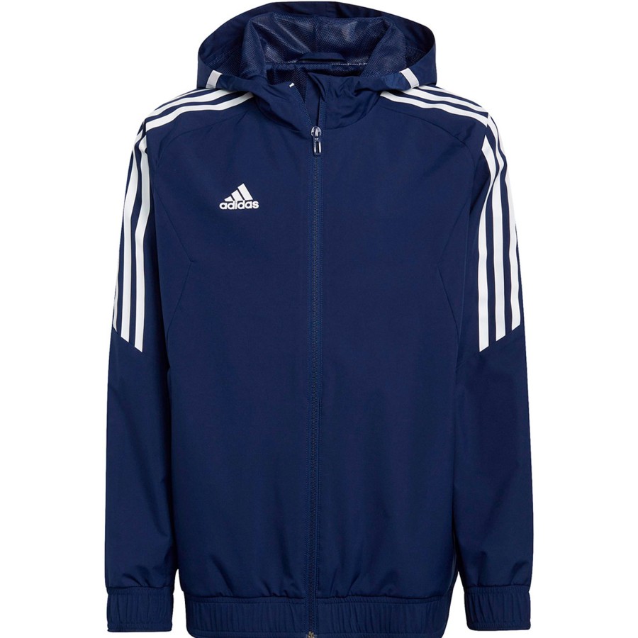 Herren Adidas Jacken | Adidas Kinder Allwetterjacke Condivo 22 Blau