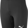 Herren Puma Baselayer | Puma Liga Baselayer Short Tights Puma Black