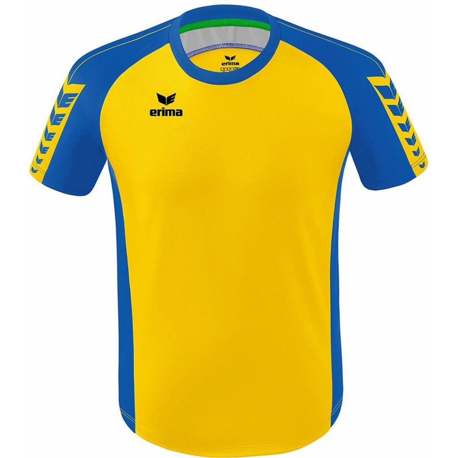 Herren Erima Trikots | Erima Trikot Six Wings Gelb-Blau