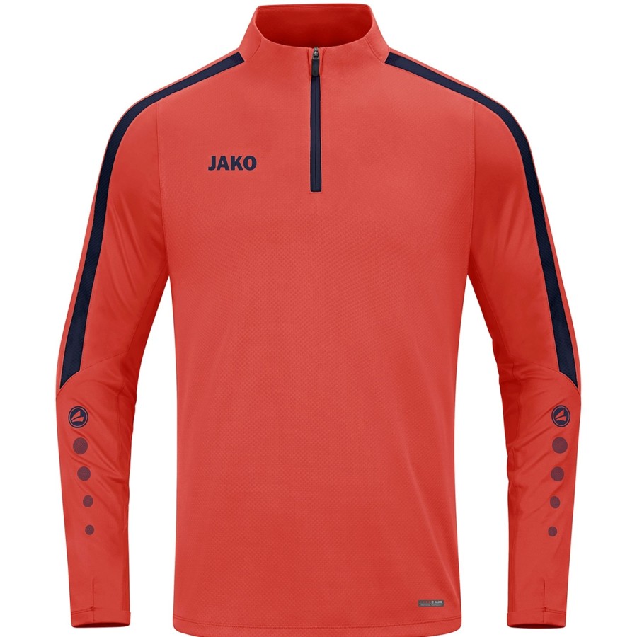 Kinder Jako Sweatshirts | Jako Kinder Ziptop Power Flame/Marine