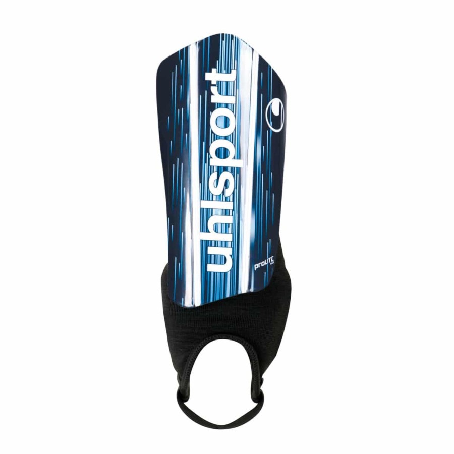 Sportausruestung Uhlsport | Uhlsport Schienbeinschoner Pro Lite Plus Marine/Cyan