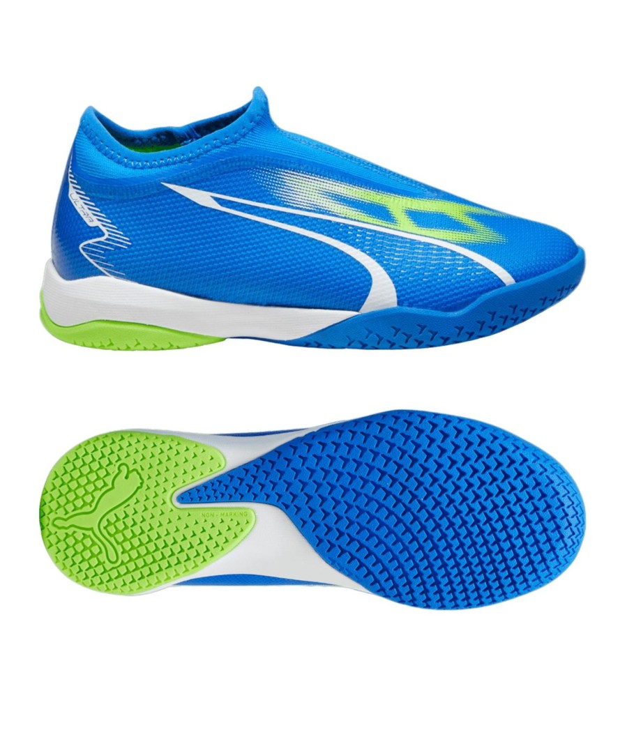 Sportschuhe Puma Puma Fusballschuhe | Puma Fusballschuh Ultra Match Ll It + Mid Jr Gear Up Kids Blau Weiss F03