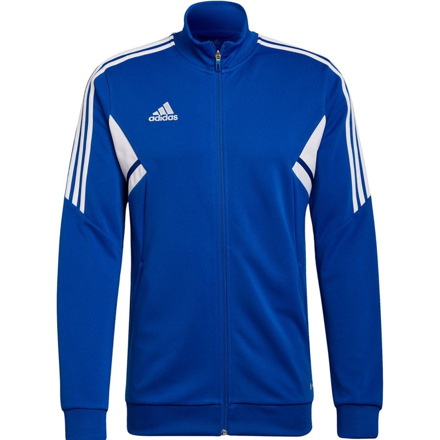 Herren Adidas Jacken | Adidas Herren Trainingsjacke Condivo 22 Blau-Weis