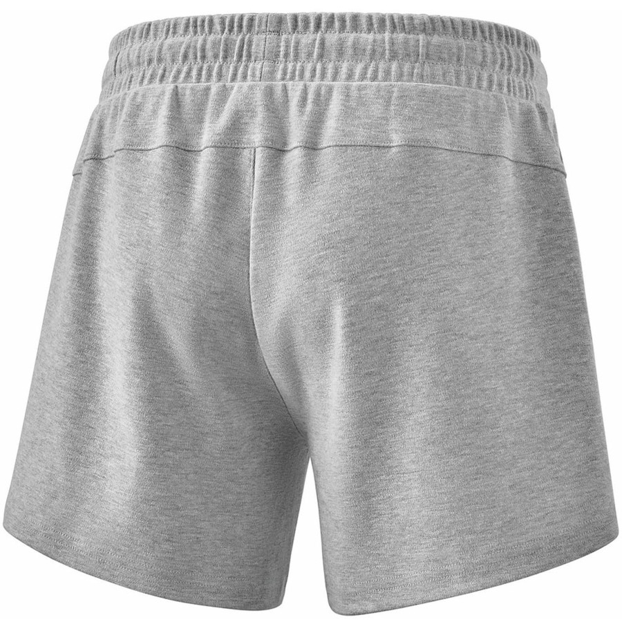 Damen Erima Jogginghosen | Erima Damen Sweatshorts Essential Team Grau