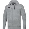 Herren Jako Jacken | Jako Herren Kapuzenjacke Base Grau