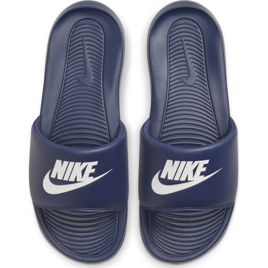 Sportschuhe Nike | Nike Herren Badesandale Victori One Slide Blau-Weis