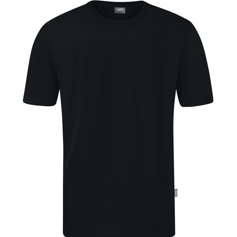 Herren Jako T-Shirts | Jako Herren T-Shirt Doubletex Schwarz