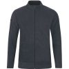 Herren Jako Jacken | Jako Herren Fleecejacke Grau-Schwarz