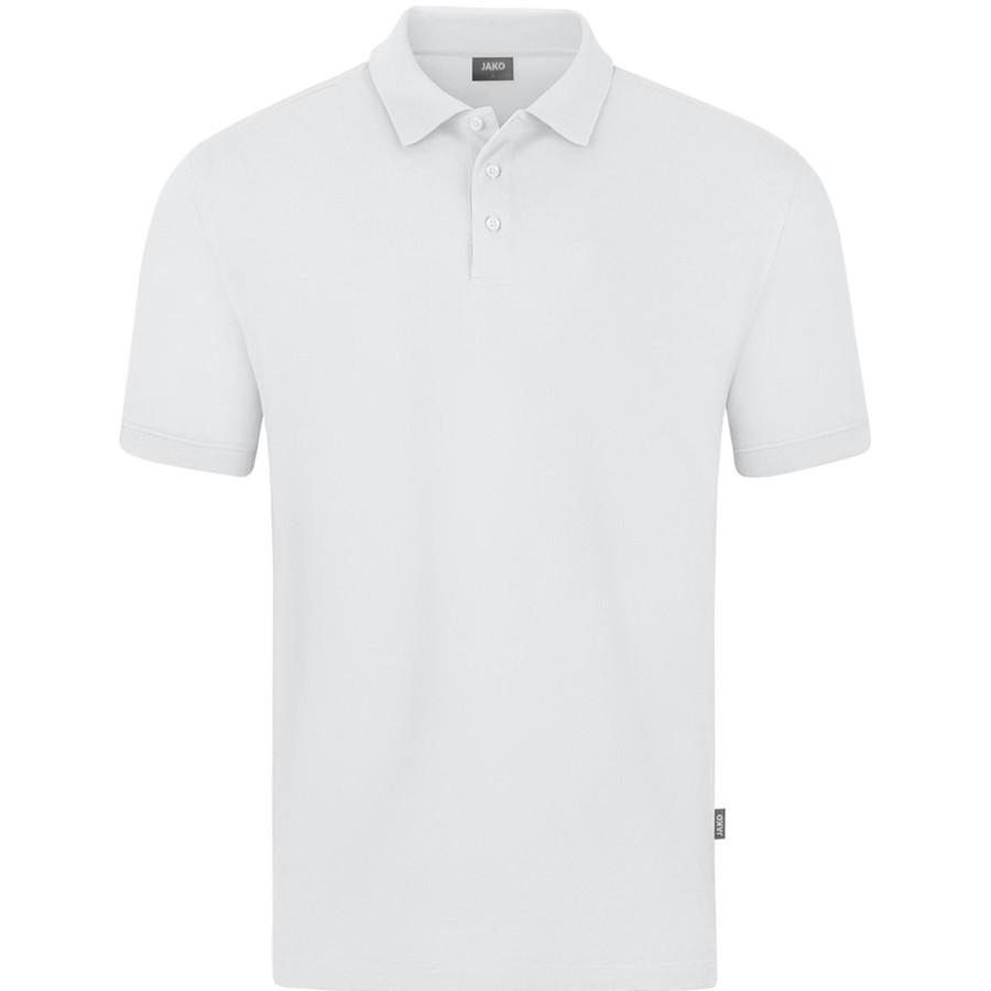 Herren Jako Polo-Shirts | Jako Herren Polo Doubletex Weis