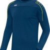 Herren Jako Sweatshirts | Jako Classico Sweat Nightblue-Citro