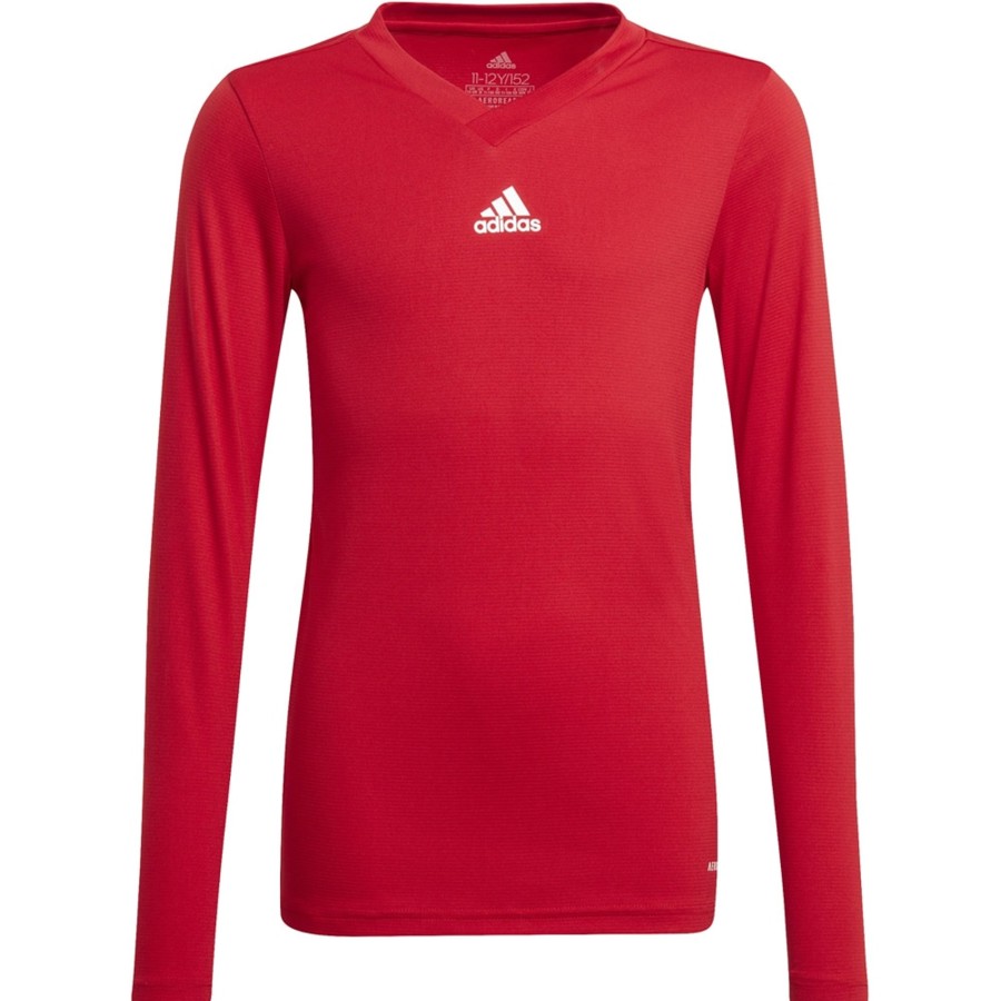 Kinder Adidas Baselayer | Adidas Kinder Langarm Base Shirt Team Rot