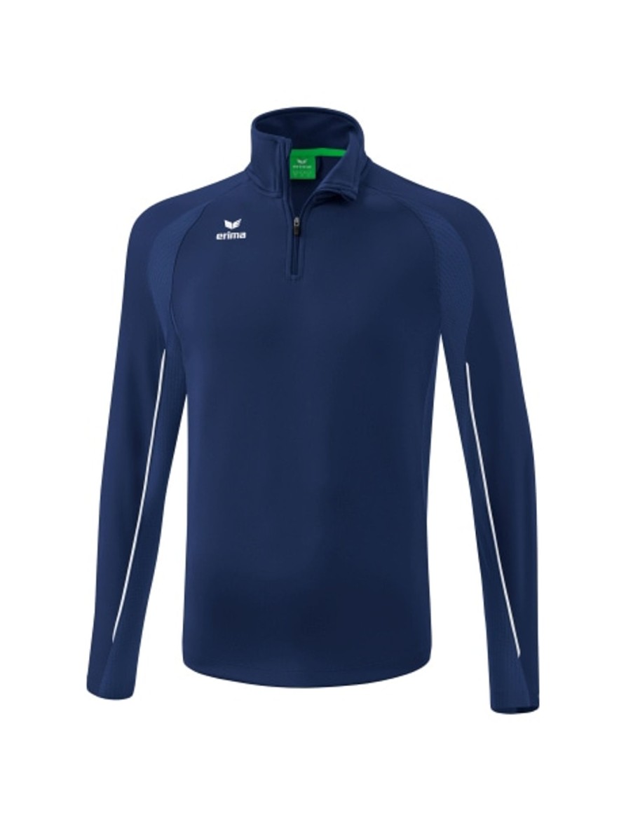 Herren Erima Sweatshirts | Erima Liga Star Trainingstop New Navy/Weis Gunstig