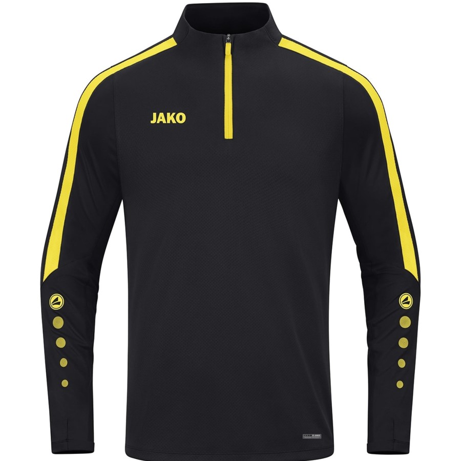 Kinder Jako Sweatshirts | Jako Kinder Ziptop Power Schwarz/Citro