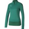 Damen Puma Sweatshirts | Puma Damen 1/4 Zip Top Teamgoal 23 Grun