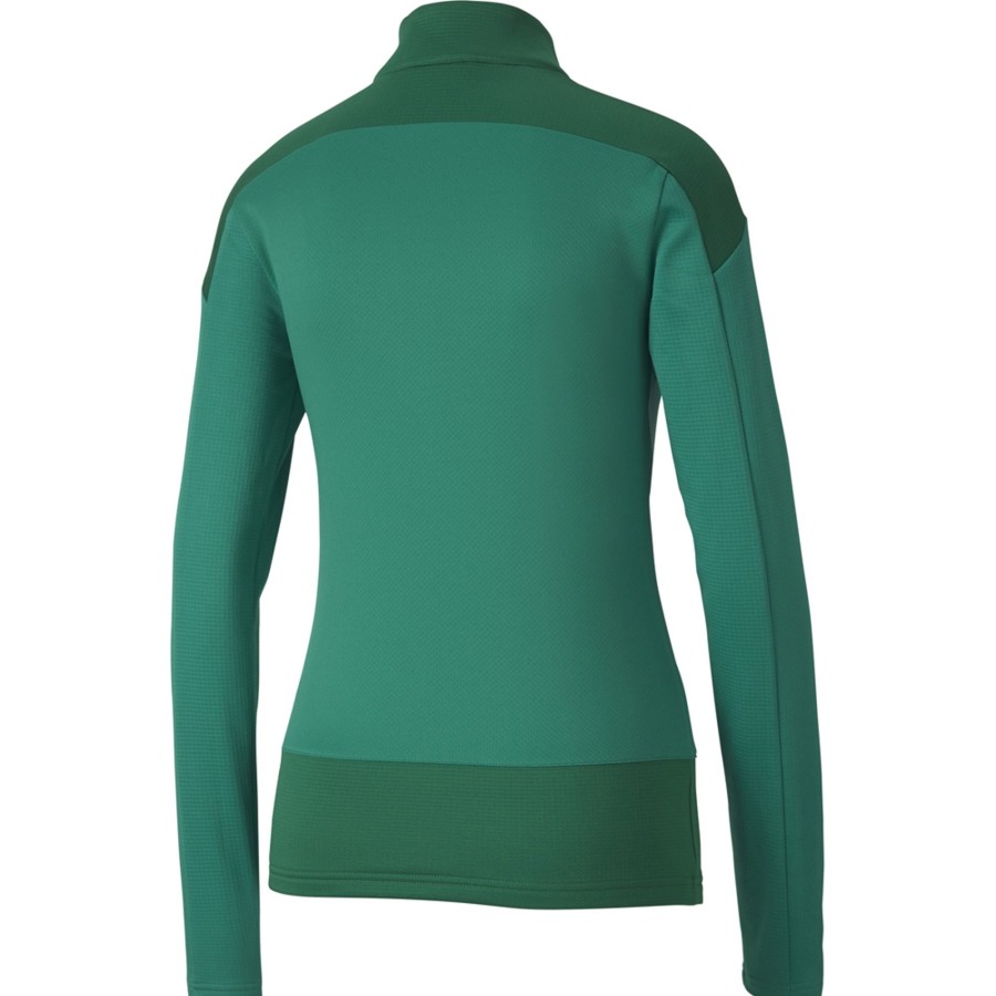 Damen Puma Sweatshirts | Puma Damen 1/4 Zip Top Teamgoal 23 Grun