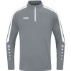 Herren Jako Sweatshirts | Jako Herren Ziptop Power Steingrau