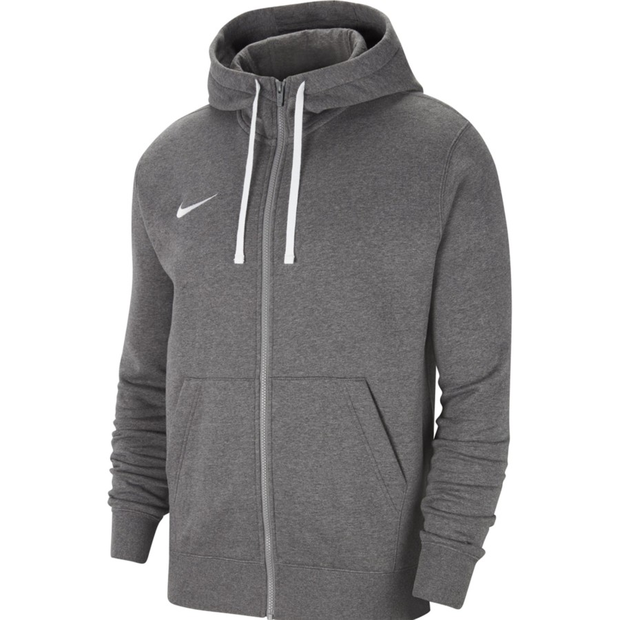 Herren Nike Jacken | Nike Herren Full Zip Fleece Hoodie Park 20 Grau-Weis