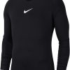 Kinder Nike Baselayer | Nike Park First Layer Kinder Langarm Shirt Schwarz-Weis