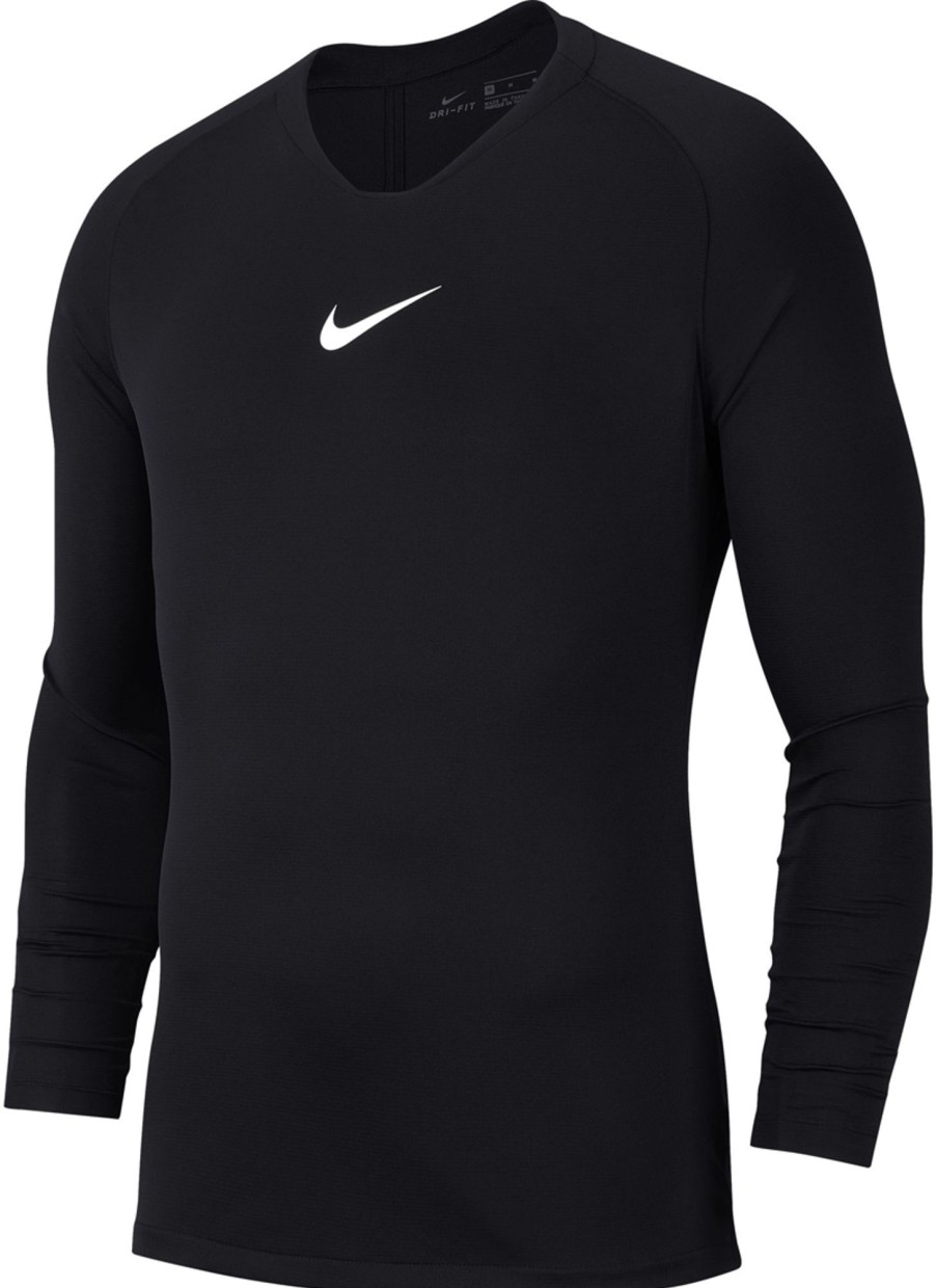 Kinder Nike Baselayer | Nike Park First Layer Kinder Langarm Shirt Schwarz-Weis