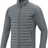 Herren Jako Jacken | Jako Premium Hybridjacke Steingrau