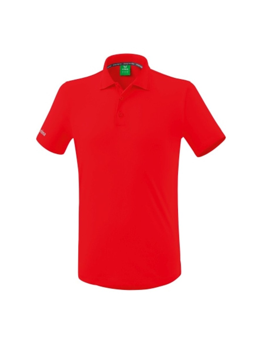 Kinder Erima Polo-Shirts | Erima Kinder Funktionspolo Rot Gunstig