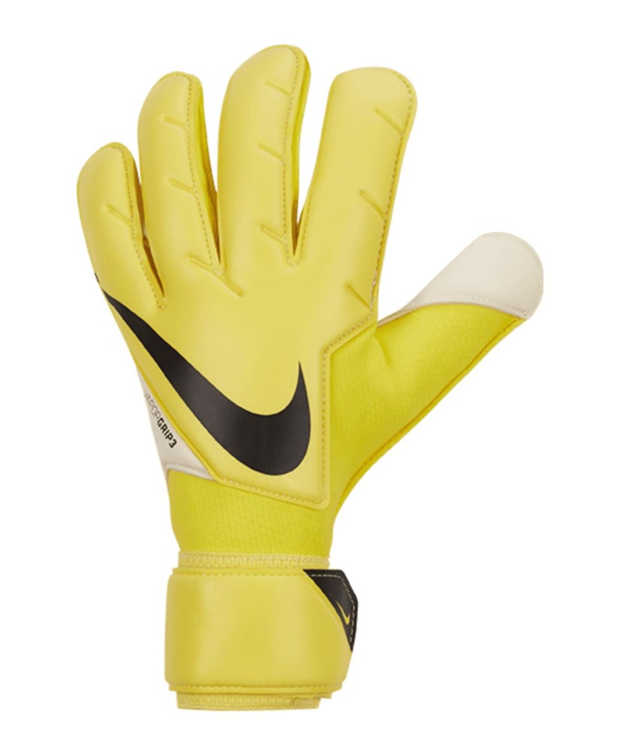 Herren Nike Torwarthandschuhe | Nike Vapor Grip3 Progress Torwarthandschuhe Gelb Weiss F765