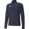 Herren Puma Sweatshirts | Puma 1/4 Zip Top Teamliga Blau-Weis