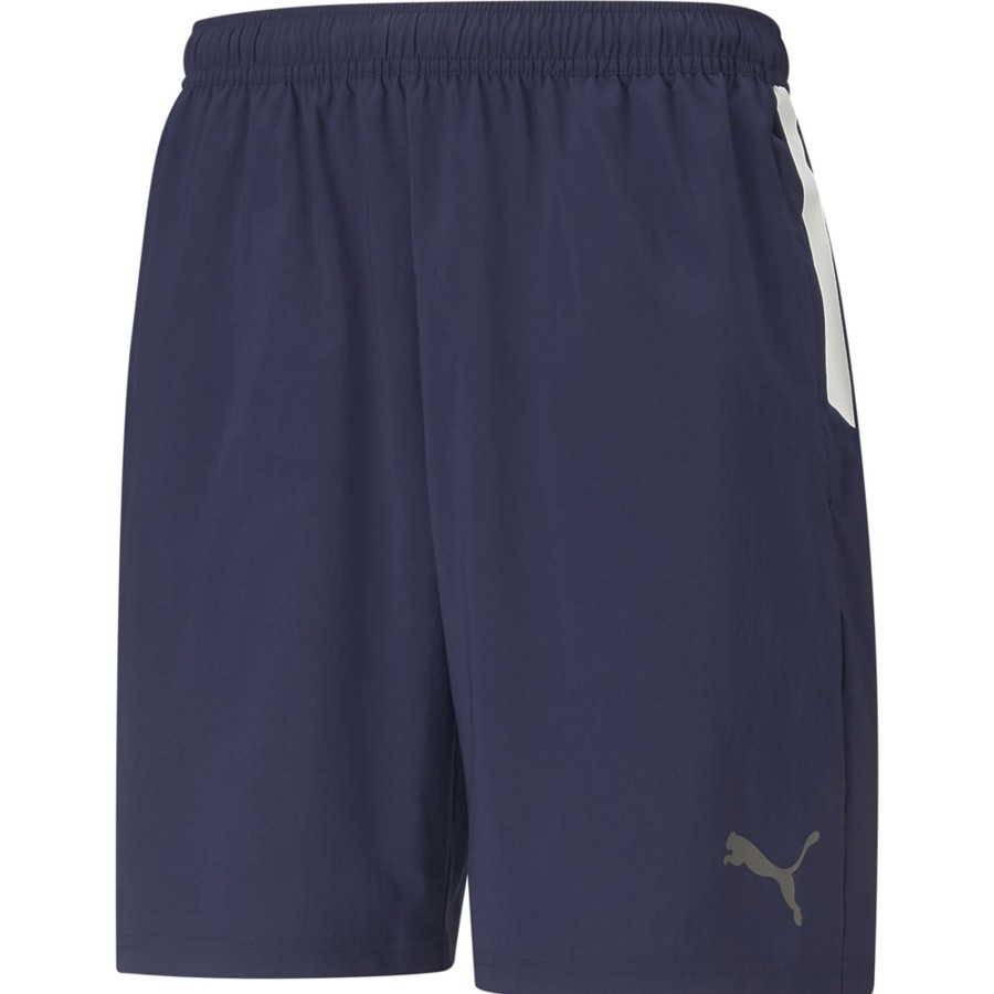 Kinder Puma Shorts | Puma Kinder Sideline Shorts Teamliga Blau-Weis