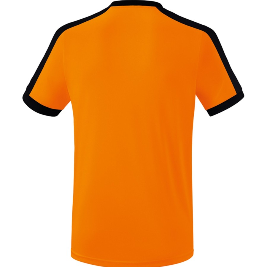 Herren Erima Trikots | Erima Herren Kurzarm Trikot Retro Star Orange-Schwarz