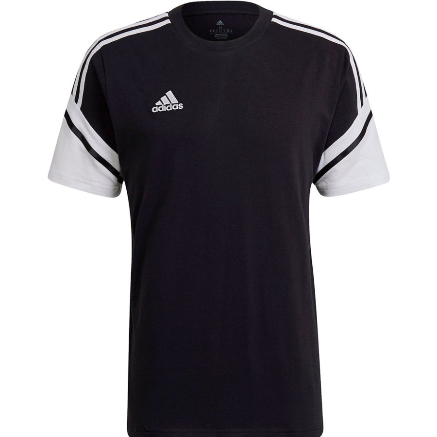 Herren Adidas T-Shirts | Adidas Herren T-Shirt Condivo 22 Schwarz-Weis