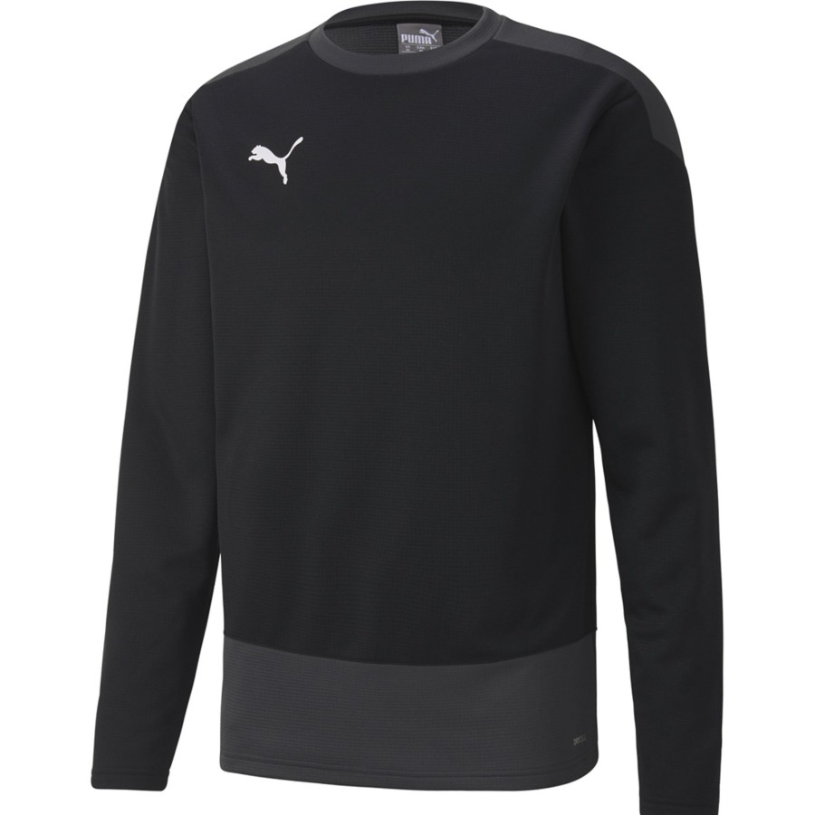 Herren Puma Sweatshirts | Puma Training Sweatshirt Teamgoal 23 Schwarz-Grau