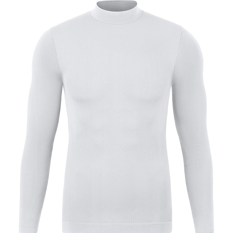 Herren Jako Baselayer | Jako Herren Turtleneck Skinbalance 2.0 Weis