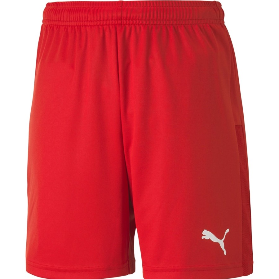 Kinder Puma Shorts | Puma Kinder Knit Shorts Teamgoal 23 Rot