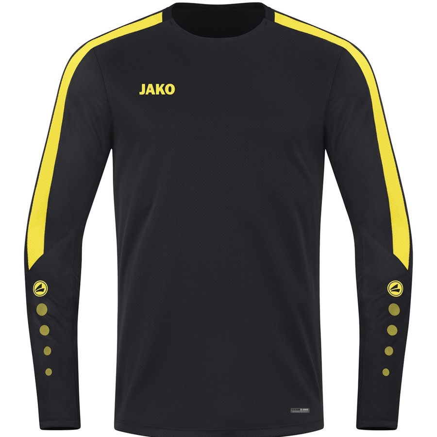 Kinder Jako Sweatshirts | Jako Kinder Sweat Power Schwarz/Citro