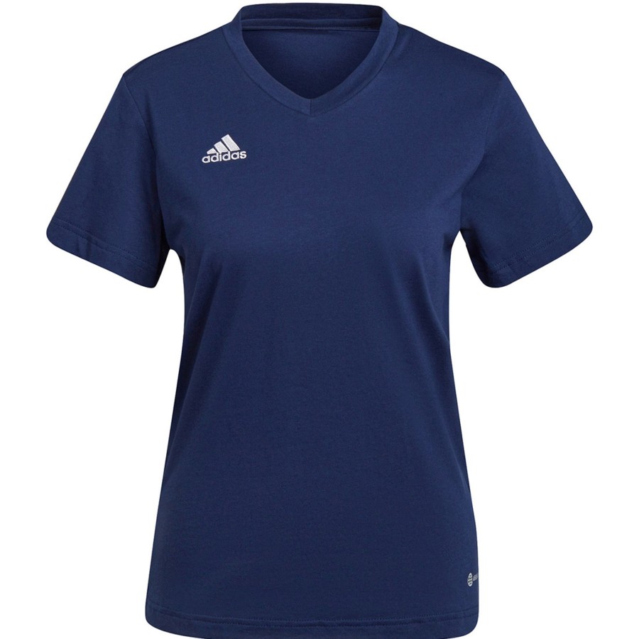 Damen Adidas T-Shirts | Adidas Damen T-Shirt Entrada 22 Blau