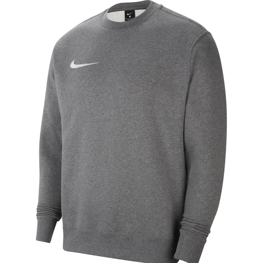 Herren Nike Sweatshirts | Nike Fleece Sweatshirt Crew Park 20 Grau-Weis