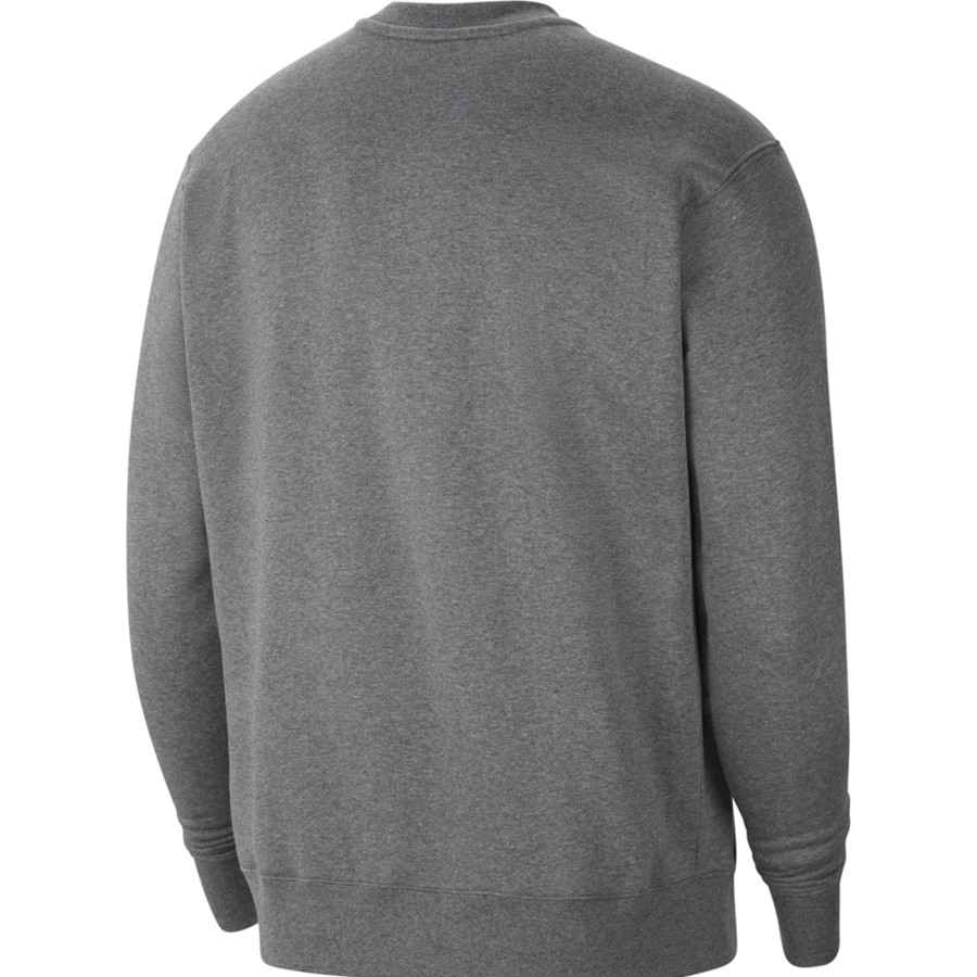 Herren Nike Sweatshirts | Nike Fleece Sweatshirt Crew Park 20 Grau-Weis