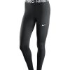 Damen Nike Laufhosen | Nike Damen Tights Pro 365 Schwarz-Weis