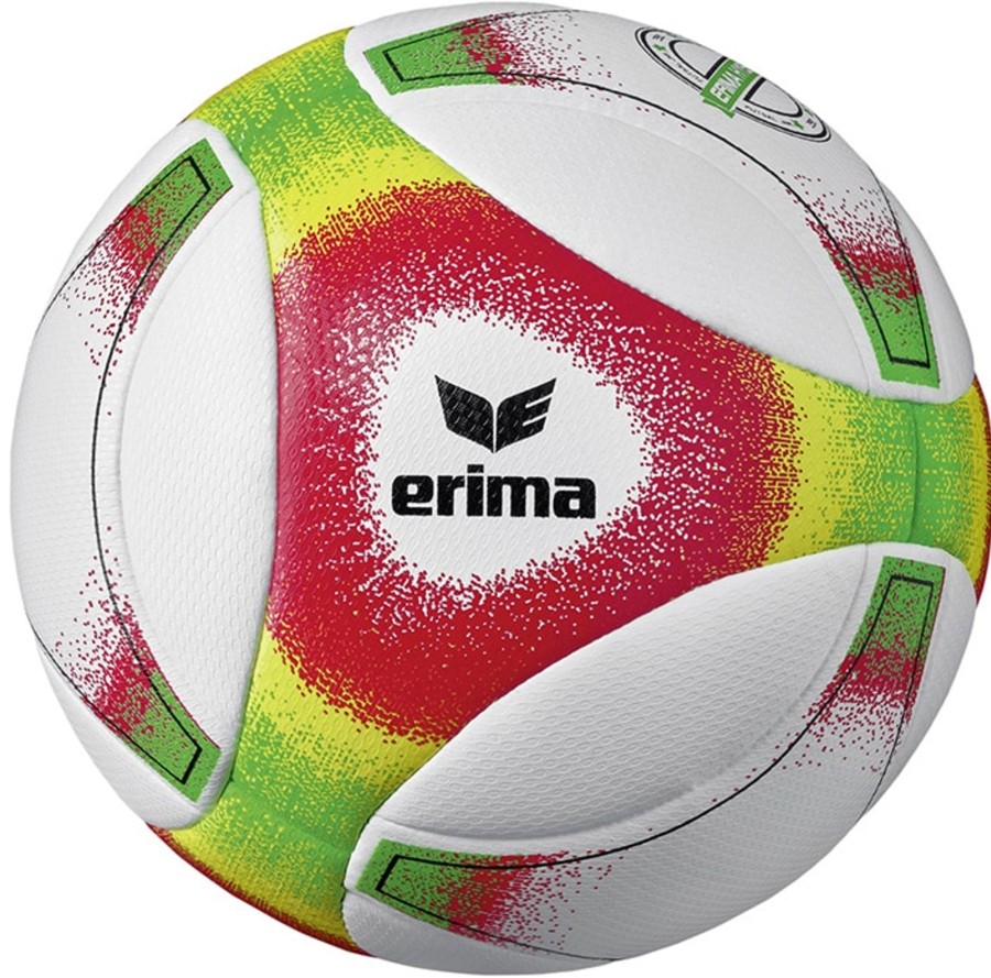 Sportausruestung Erima | Erima Hybrid Jnr 350 Futsal Rot-Gelb-Grun