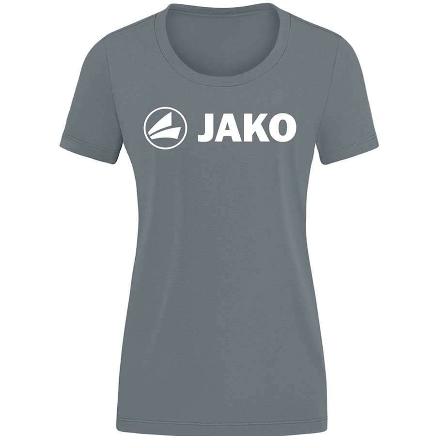 Damen Jako T-Shirts | Jako Damen T-Shirt Promo Grau