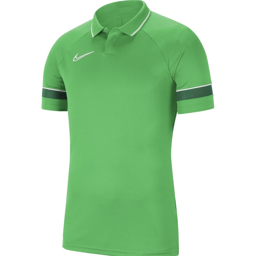 Herren Nike Polo-Shirts | Nike Herren Poloshirt Academy 21 Grun-Weis