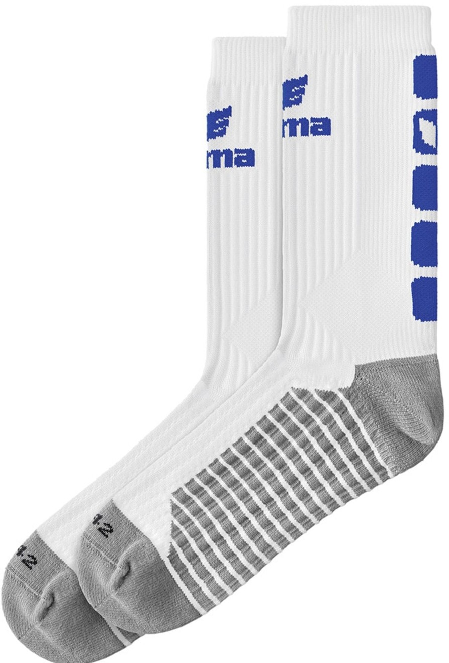 Kinder Erima Socken | Erima Classic 5-C Socken Weis-New Royal