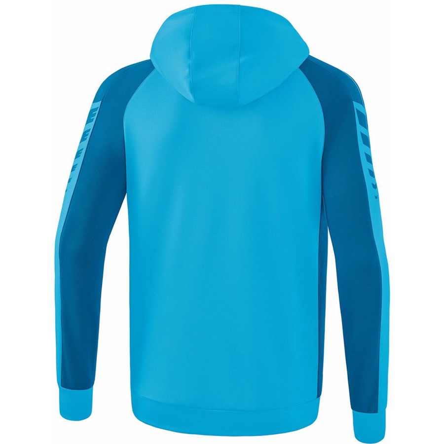 Herren Erima Jacken | Erima Herren Trainingsjacke Mit Kapuze Six Wings Blau