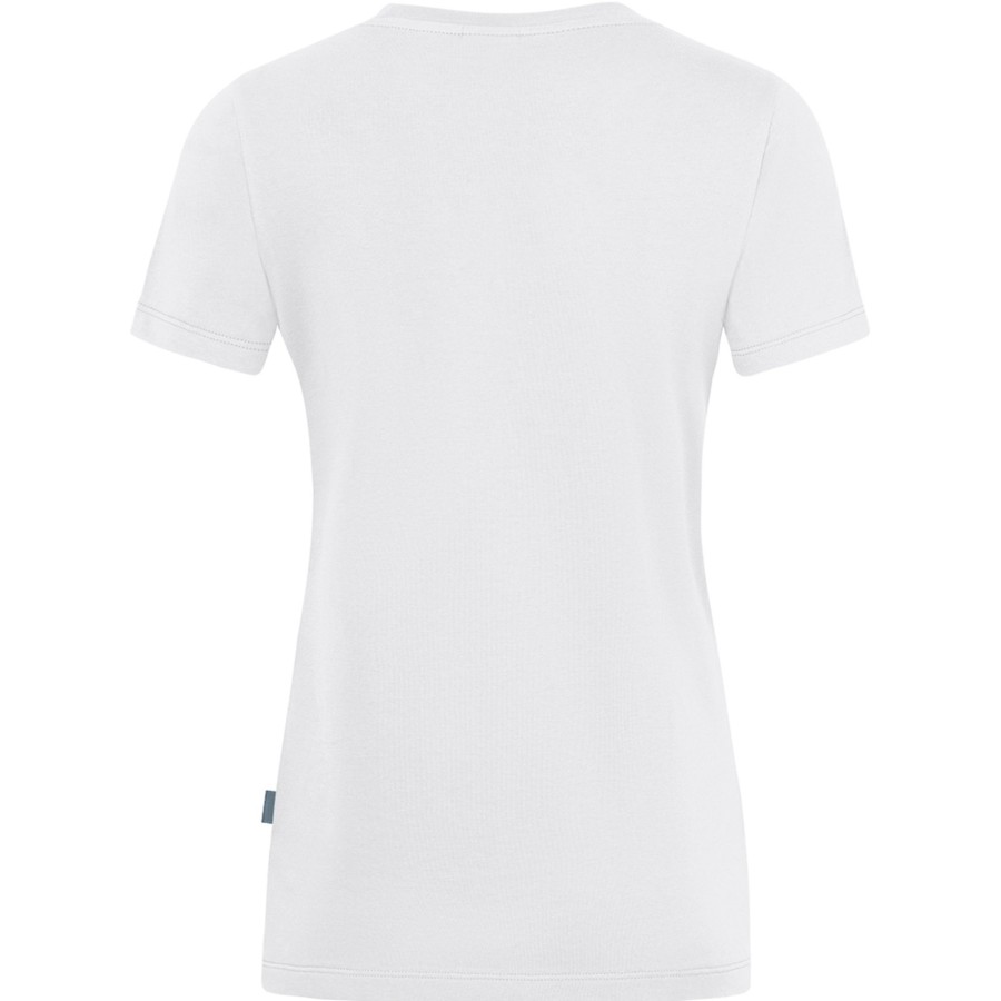 Damen Jako T-Shirts | Jako Damen T-Shirt Organic Stretch Weis