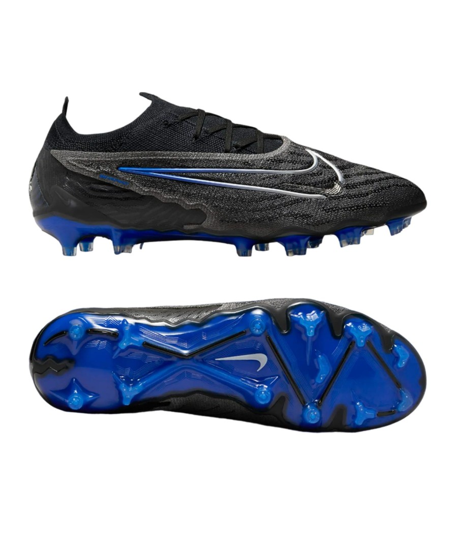 Sportschuhe Nike Nike Fusballschuhe | Nike Fusballschuh Phantom Gx Elite Fg Shadow Schwarz Silber Blau