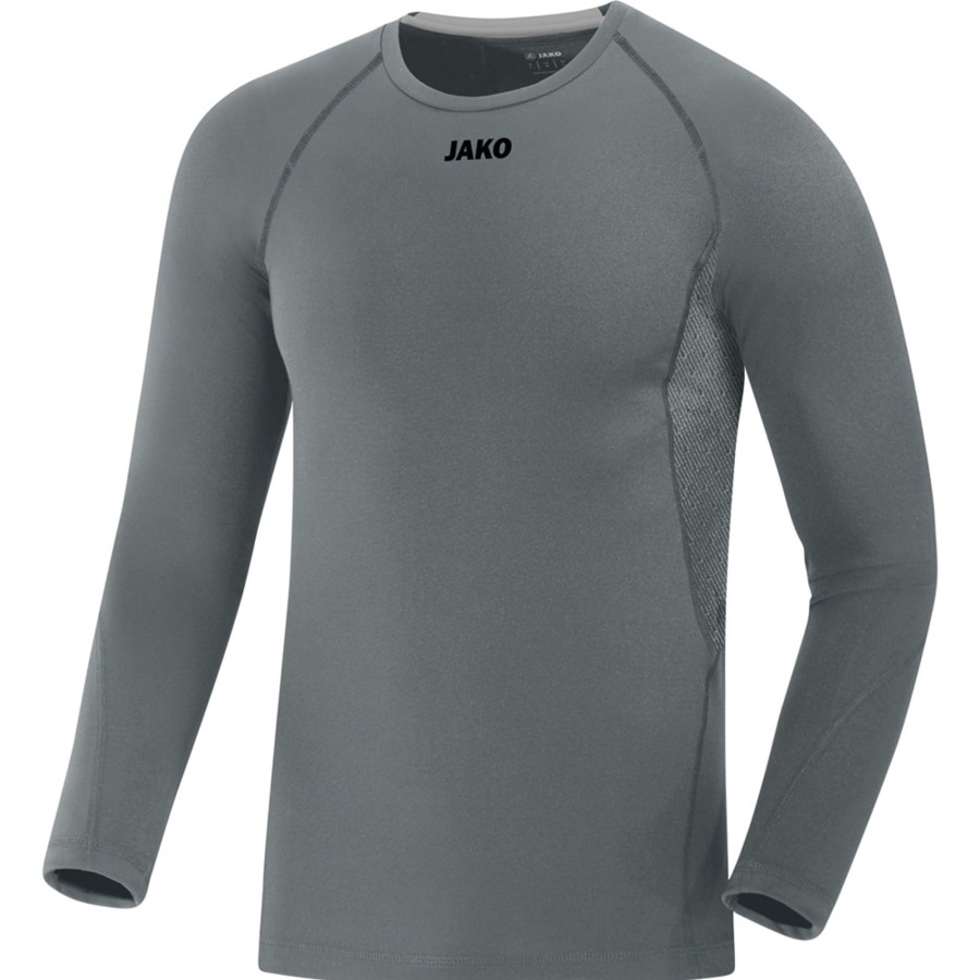 Herren Jako Baselayer | Jako Herren Longsleeve Compression 2.0 Grau