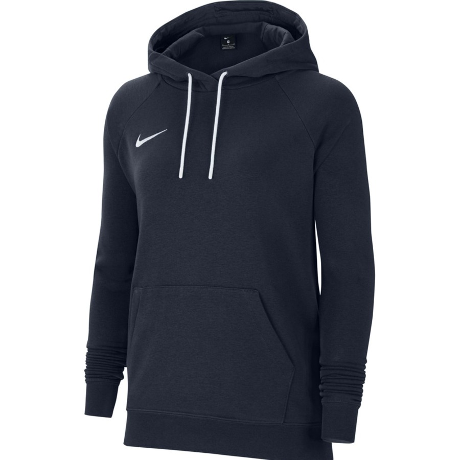 Damen Nike Hoodies | Nike Damen Fleece Hoodie Park 20 Blau-Weis