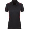 Damen Jako Polo-Shirts | Jako Damen Polo Challenge Schwarz-Rot